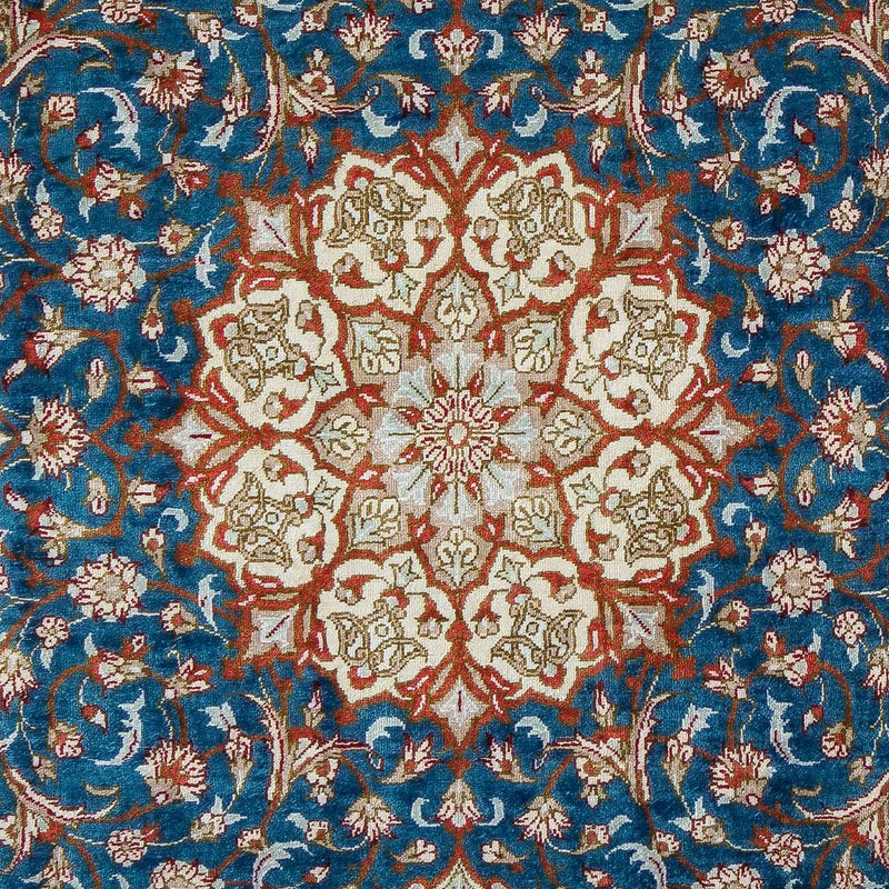 Tappeto Persero - Ghom - 92 x 57 cm - blu scuro