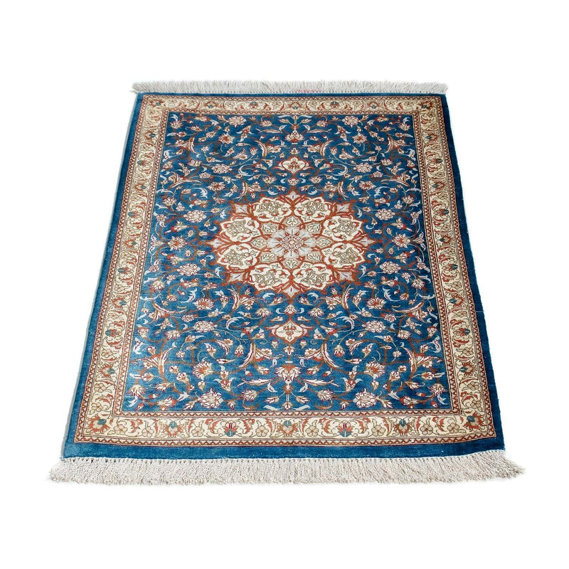 Tappeto Persero - Ghom - 92 x 57 cm - blu scuro