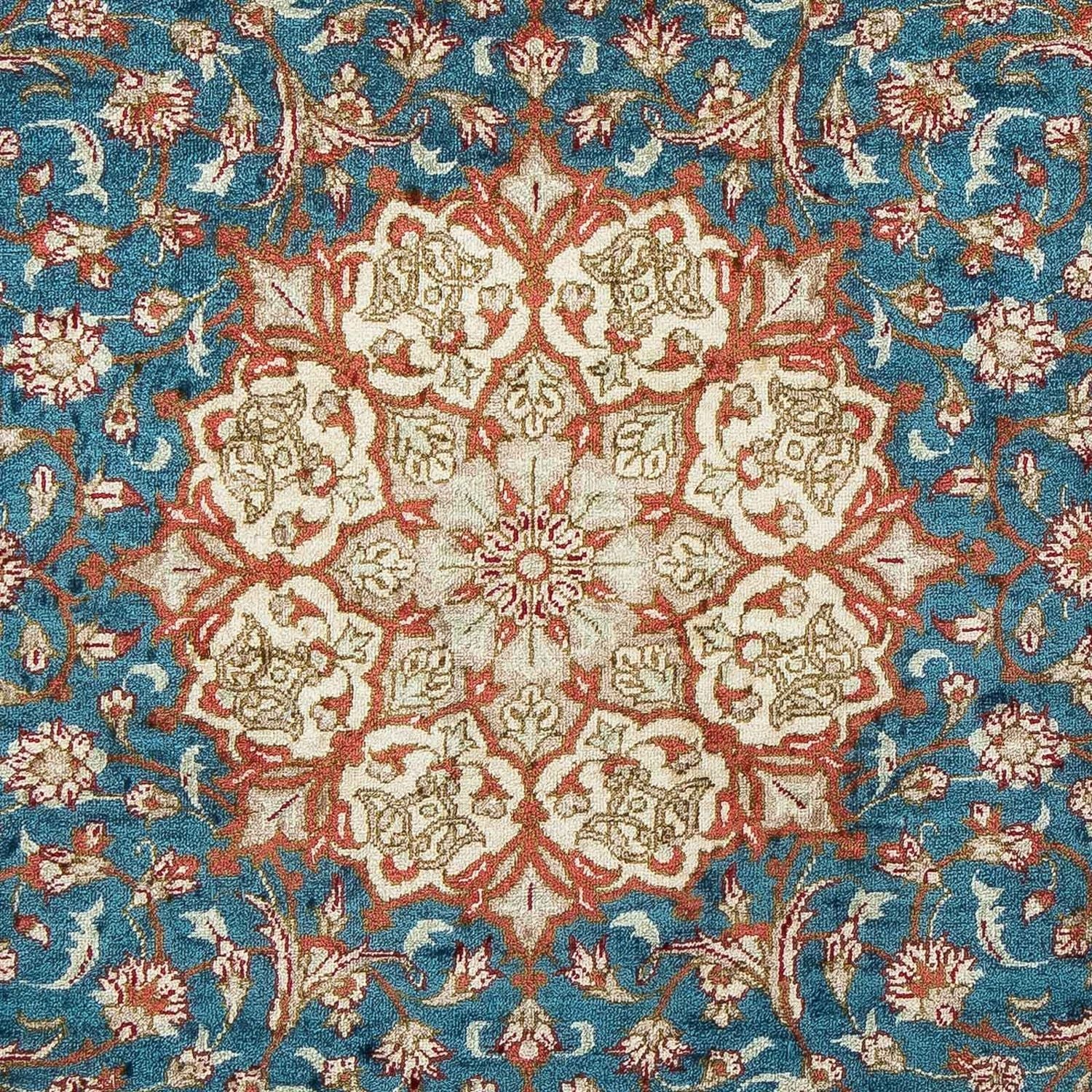Tappeto Persero - Ghom - 94 x 58 cm - blu