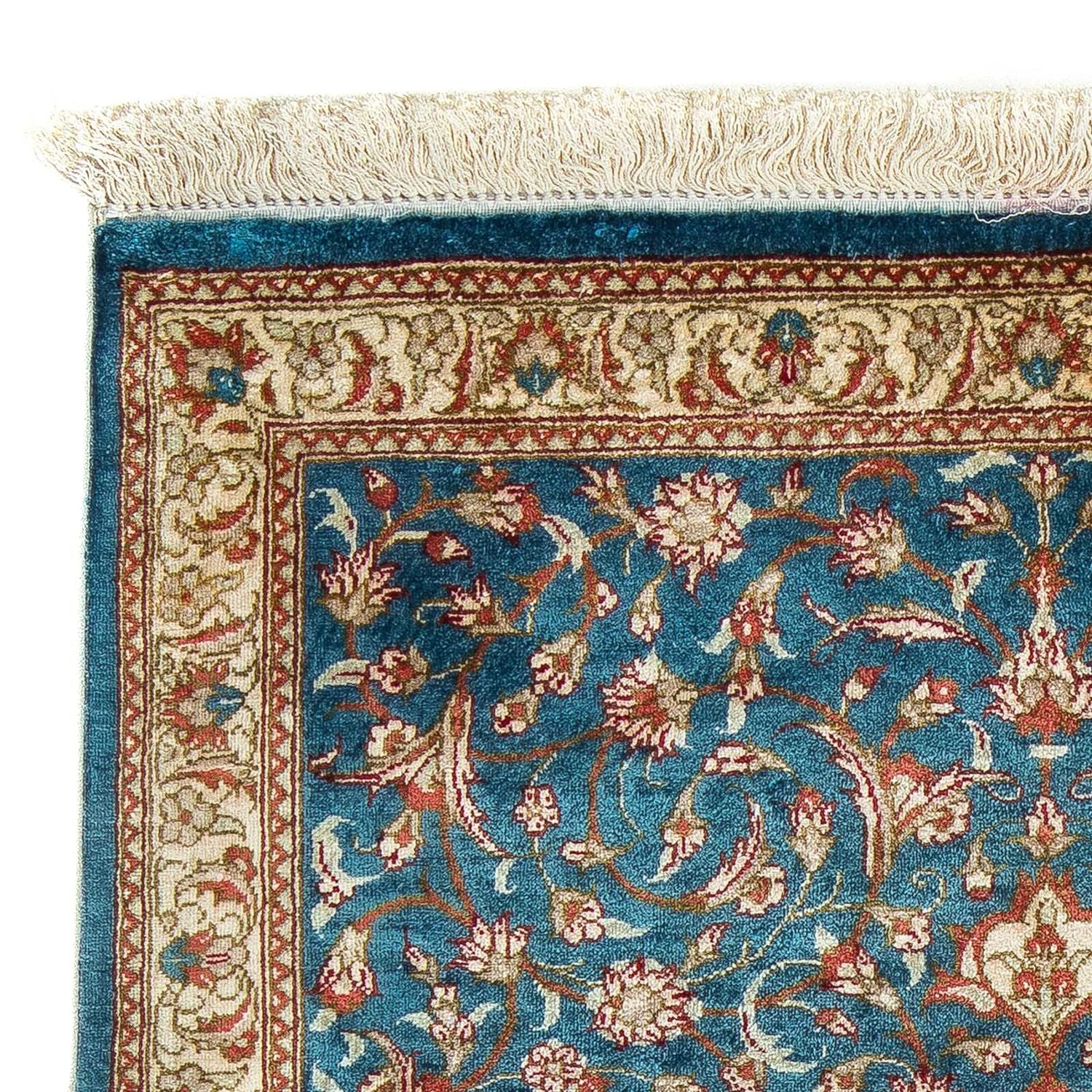 Tappeto Persero - Ghom - 94 x 58 cm - blu