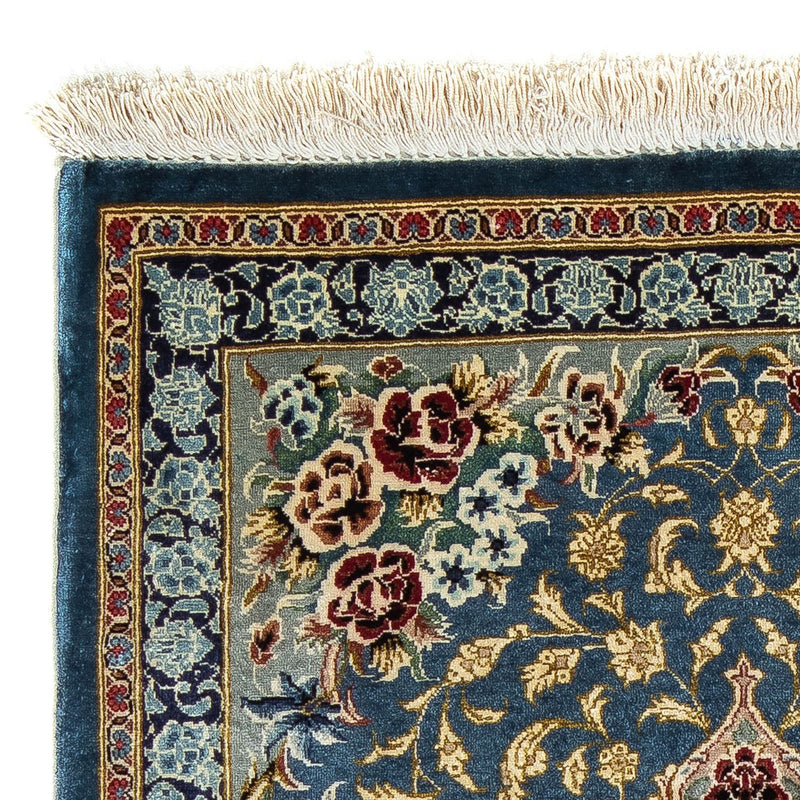 Tappeto Persero - Ghom - 80 x 55 cm - blu scuro