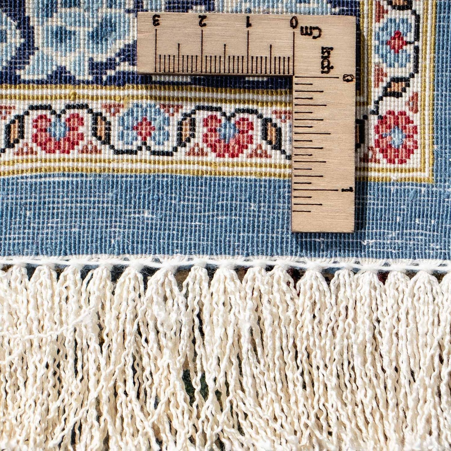Tappeto Persero - Ghom - 80 x 55 cm - blu scuro