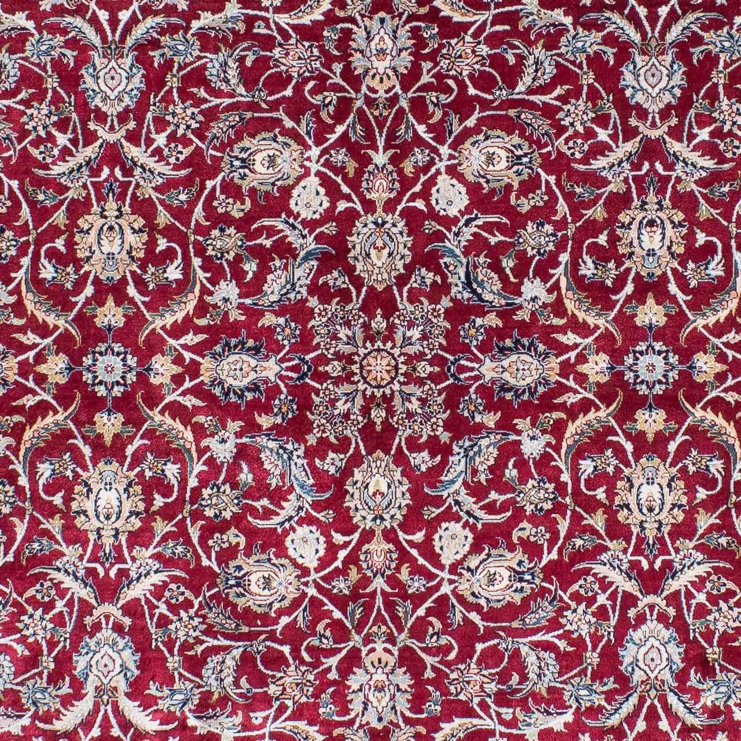 Tappeto orientale - Hereke - 246 x 170 cm - rosso scuro
