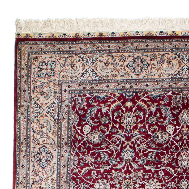 Tappeto orientale - Hereke - 246 x 170 cm - rosso scuro