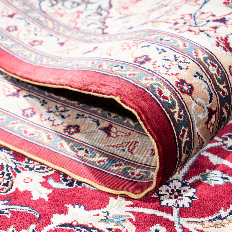 Tappeto orientale - Hereke - 246 x 170 cm - rosso scuro