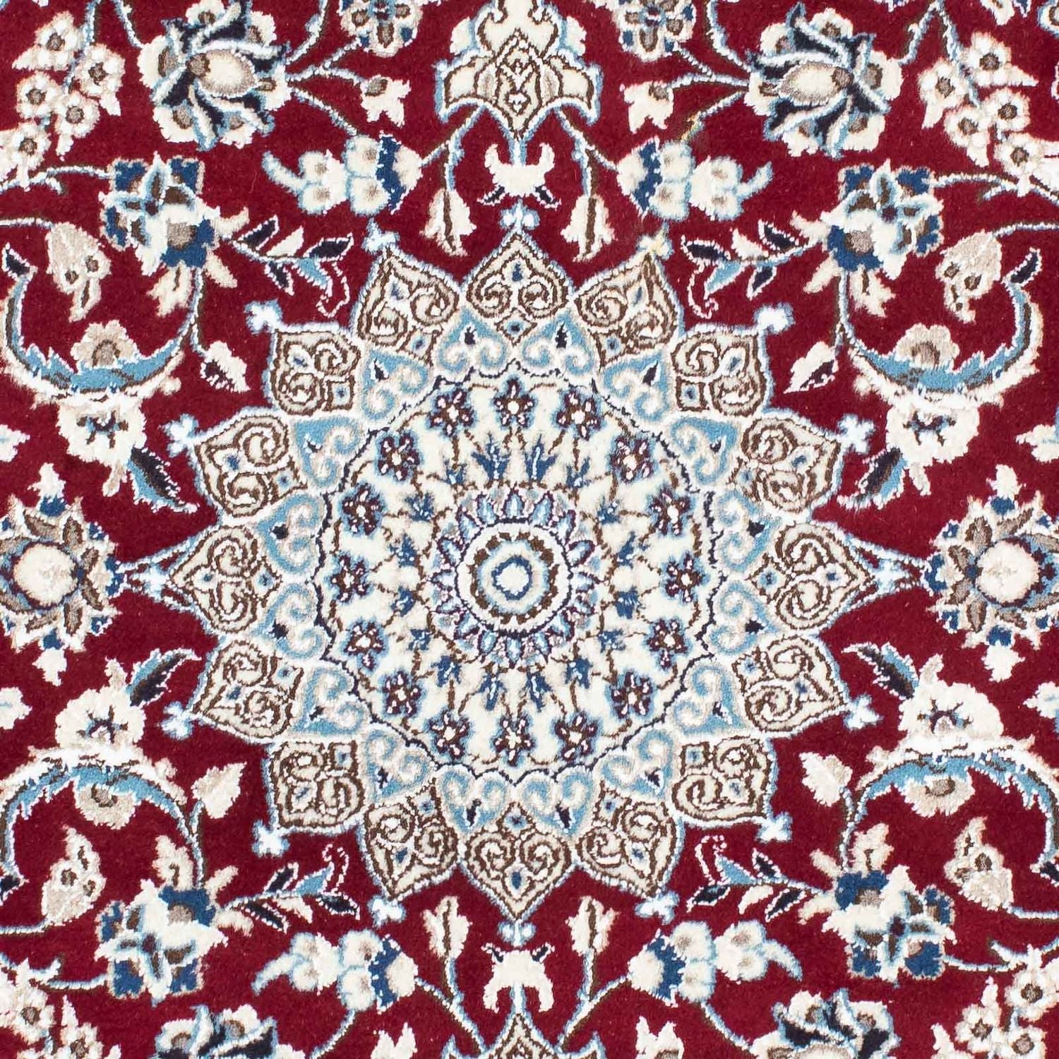 Tappeto Persero - Nain - Reale - 173 x 114 cm - rosso scuro