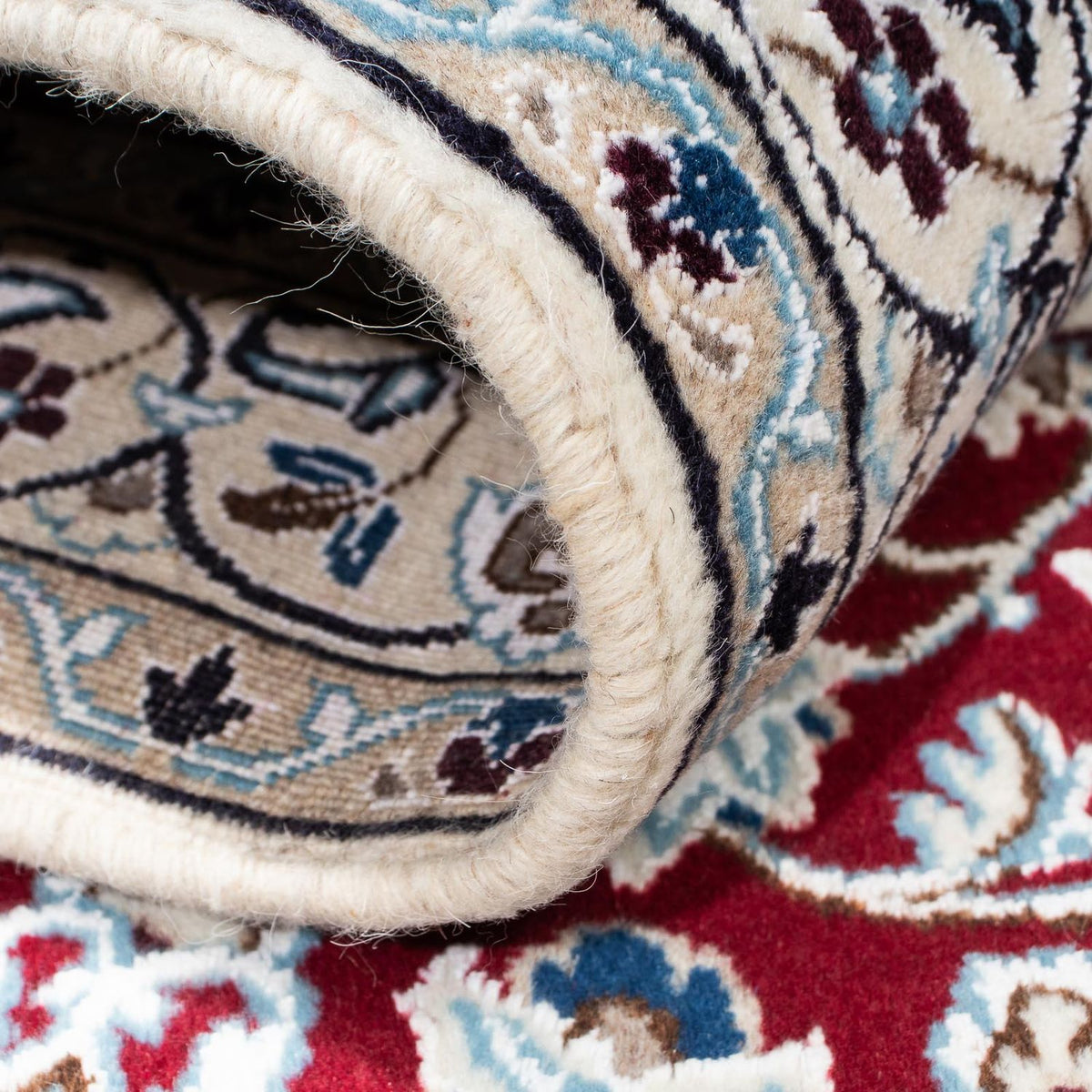 Tappeto Persero - Nain - Reale - 173 x 114 cm - rosso scuro