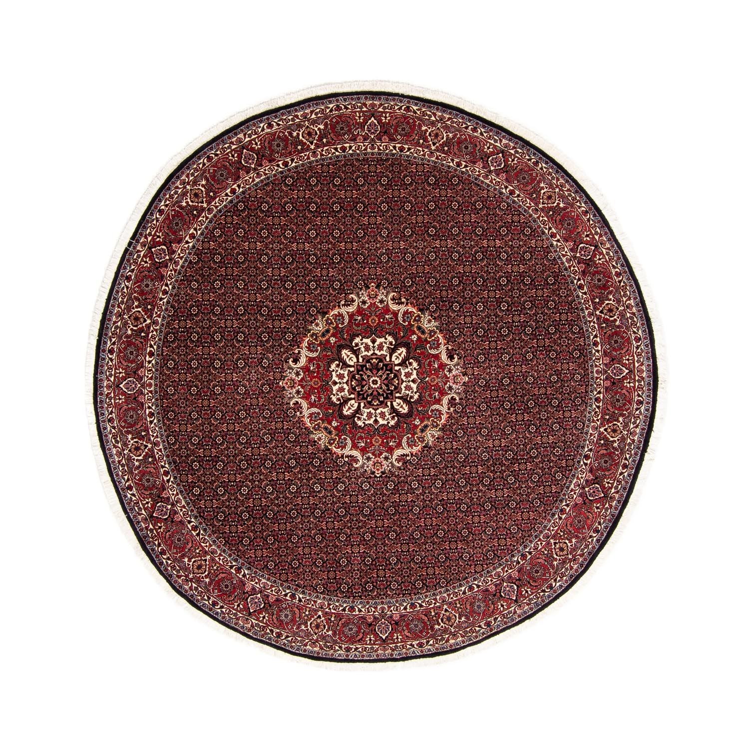 Tappeto Persero - Bidjar rotondo  - 250 x 250 cm - rosso scuro