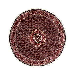 Tappeto Persero - Bidjar rotondo  - 250 x 250 cm - rosso scuro
