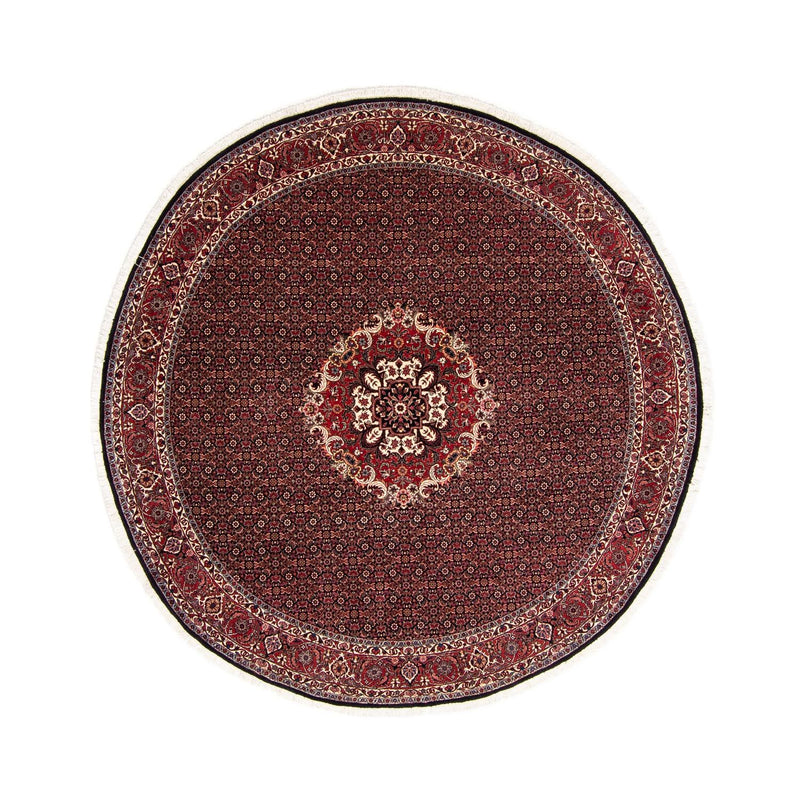 Tappeto Persero - Bidjar rotondo  - 250 x 250 cm - rosso scuro