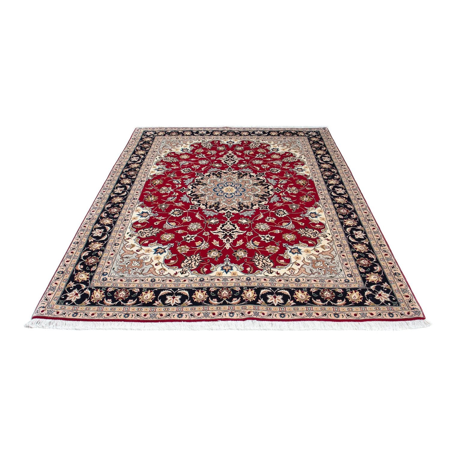 Tappeto Persero - Tabriz - Reale - 210 x 154 cm - rosso
