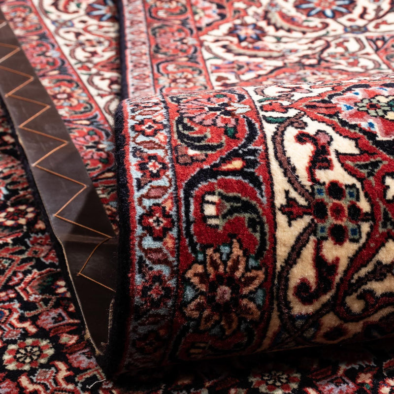 Tappeto Persero - Bidjar - 346 x 250 cm - rosso scuro