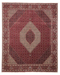 Tappeto Persero - Bidjar - 303 x 250 cm - rosso scuro