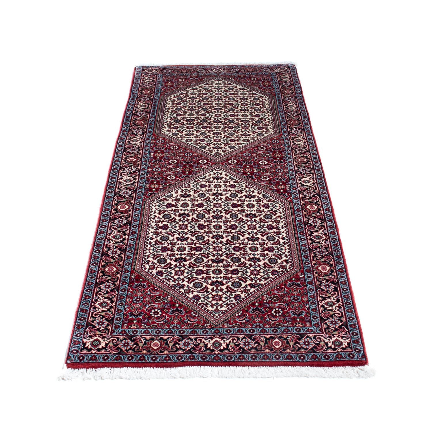Tappeto corsia Tappeto Persero - Bidjar - 203 x 73 cm - blu scuro