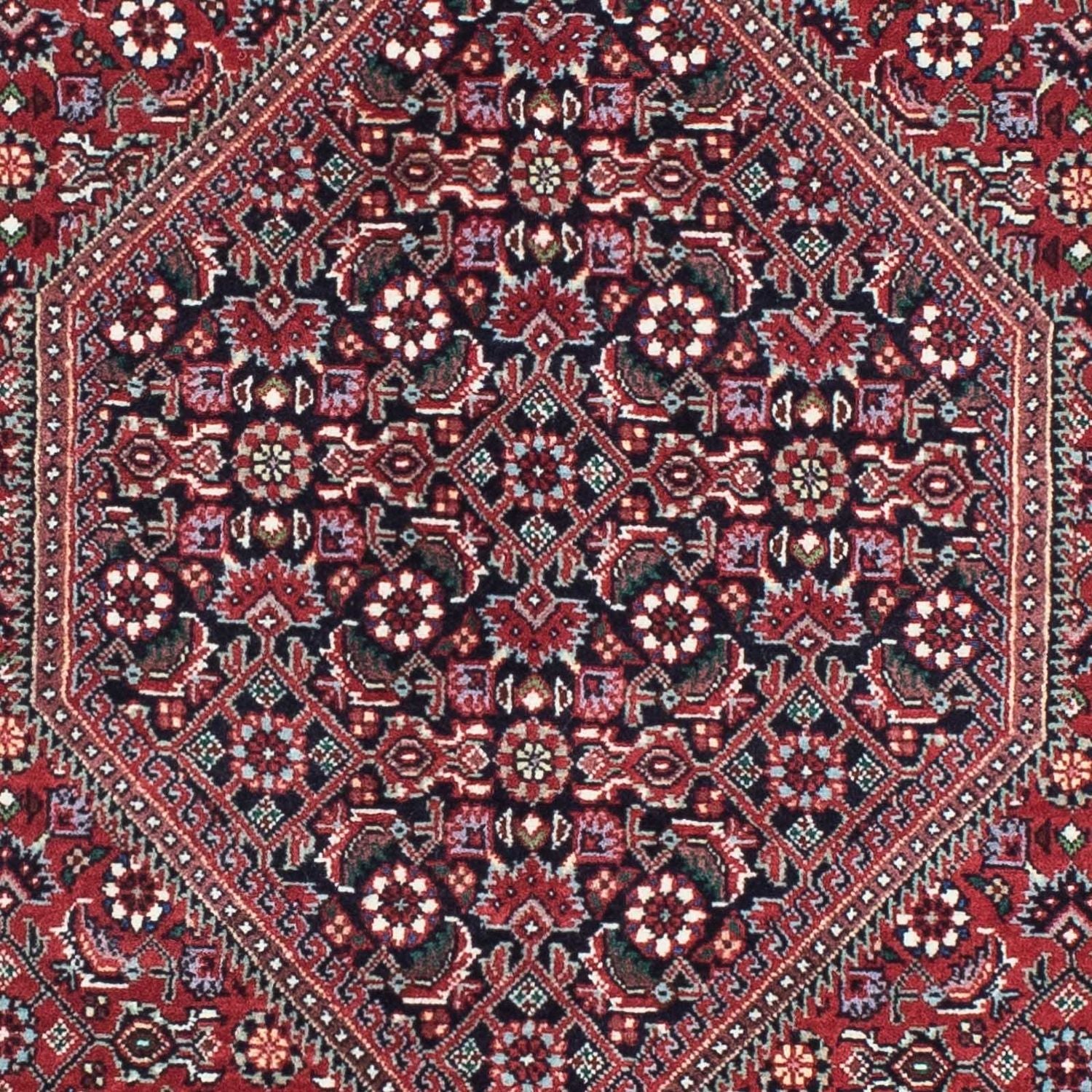 Tappeto corsia Tappeto Persero - Bidjar - 205 x 72 cm - blu scuro