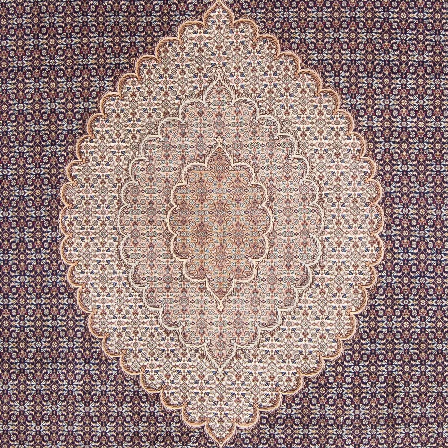 Tappeto Persero - Tabriz - 290 x 204 cm - blu scuro
