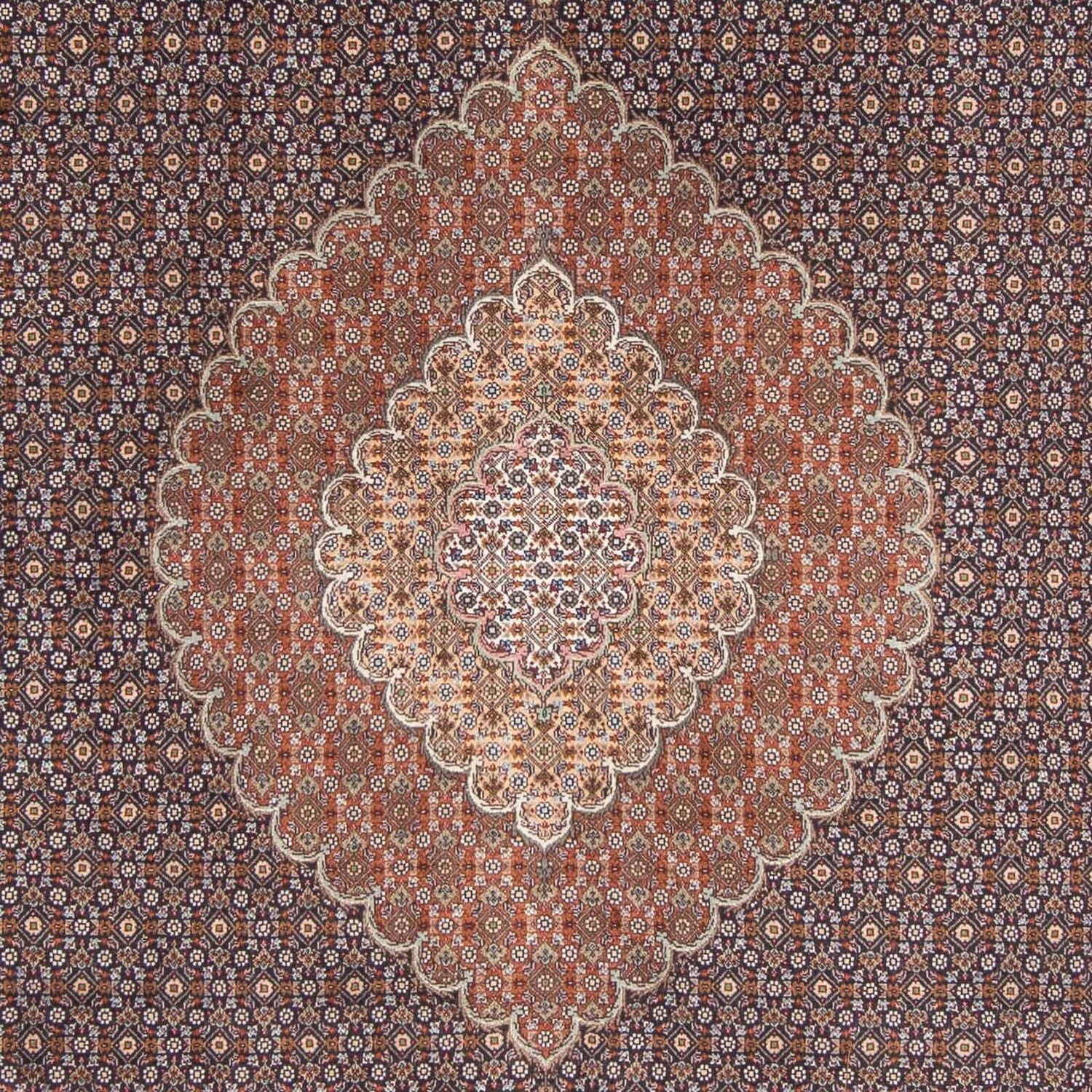 Tappeto Persero - Tabriz - 302 x 202 cm - blu scuro