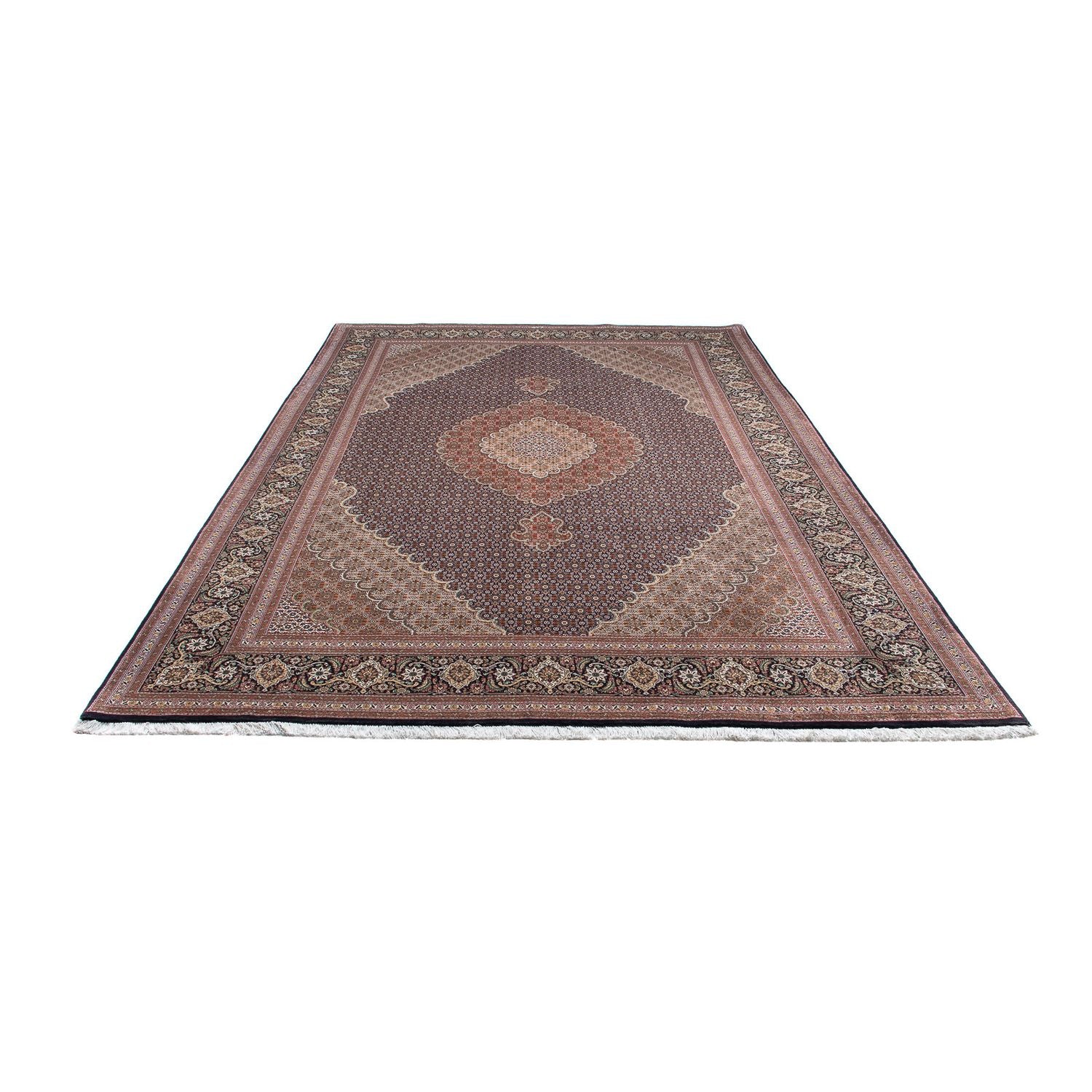 Tappeto Persero - Tabriz - 302 x 202 cm - blu scuro