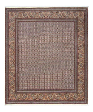 Tappeto Persero - Tabriz - 295 x 254 cm - marrone scuro