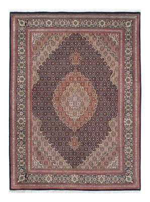 Tappeto Persero - Tabriz - 205 x 154 cm - marrone scuro