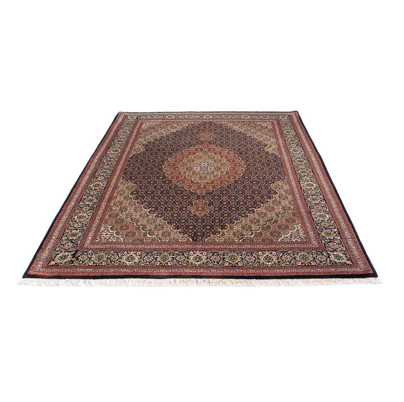Tappeto Persero - Tabriz - 205 x 154 cm - marrone scuro