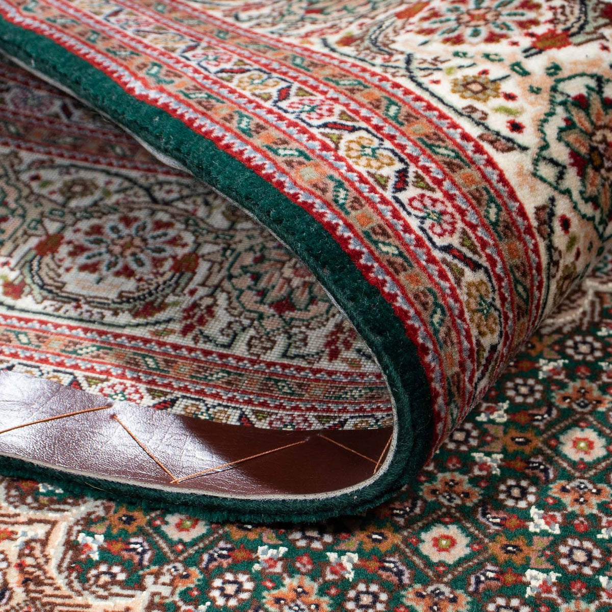 Tappeto Persero - Tabriz - 198 x 152 cm - verde