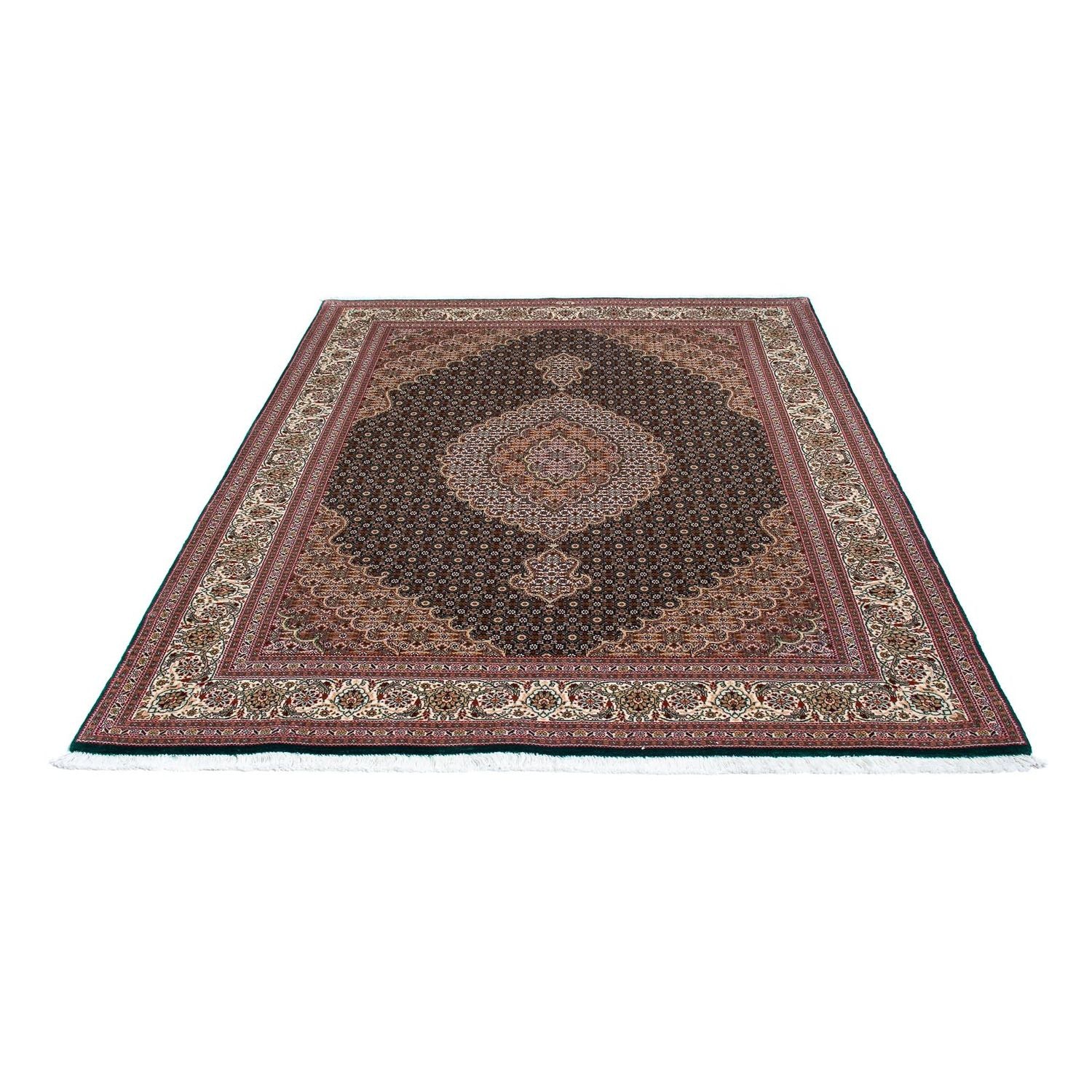 Tappeto Persero - Tabriz - 198 x 152 cm - verde