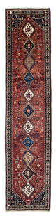 Yalameh Tappeto 83x382cm - Tappeto persiano - rosso scuro