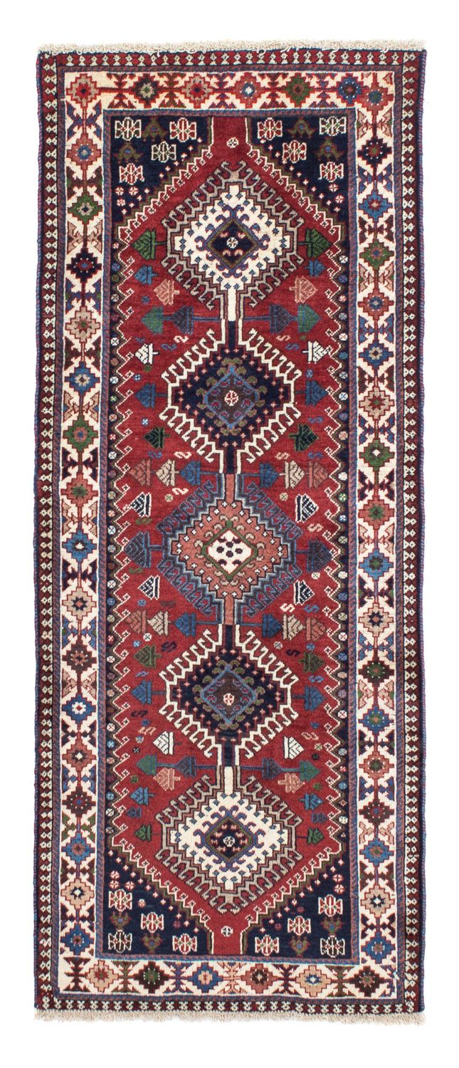 Tappeto corsia Tappeto Persero - Nomade - 194 x 80 cm - rosso scuro