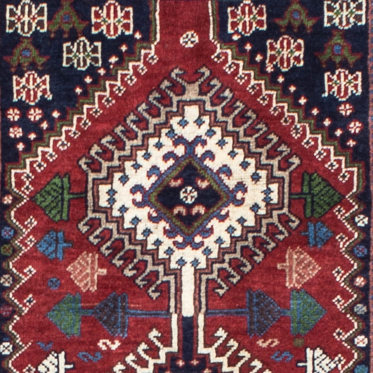 Tappeto corsia Tappeto Persero - Nomade - 194 x 80 cm - rosso scuro