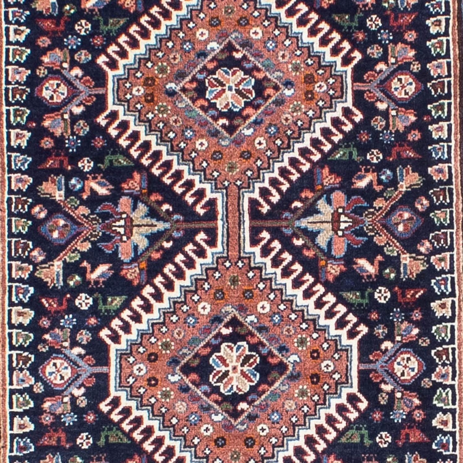 Tappeto corsia Tappeto Persero - Bidjar - 288 x 80 cm - blu scuro