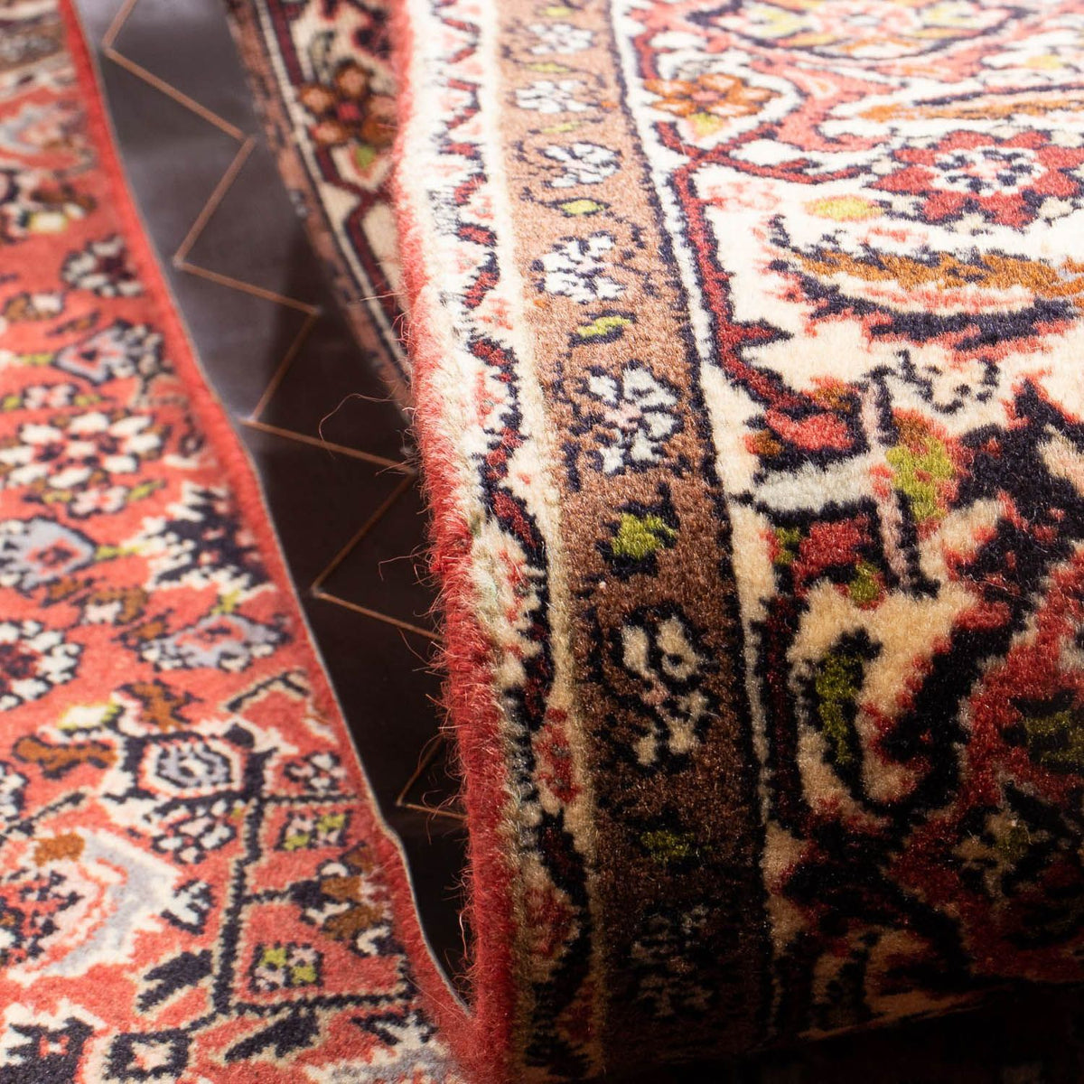 Tappeto Persero - Bidjar - 244 x 172 cm - rosso scuro