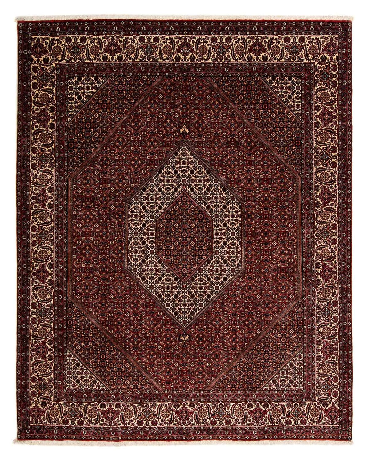 Tappeto Persero - Bidjar - 252 x 208 cm - rosso scuro