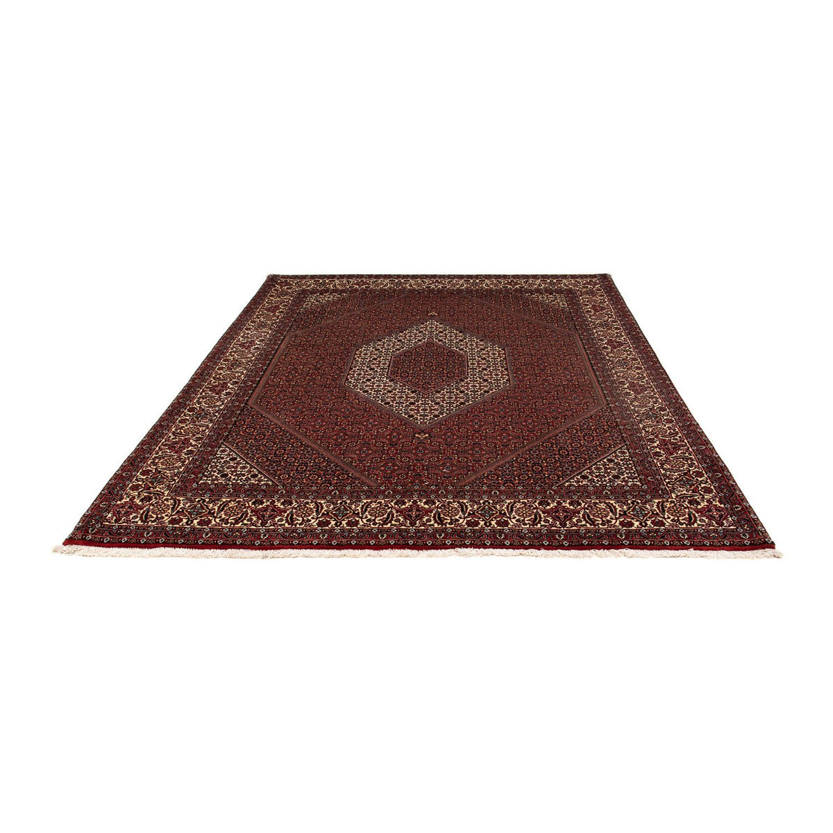 Tappeto Persero - Bidjar - 252 x 208 cm - rosso scuro