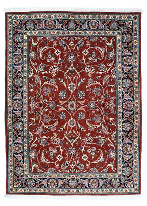 Tappeto Persero - Ghom - 181 x 136 cm - rosso scuro