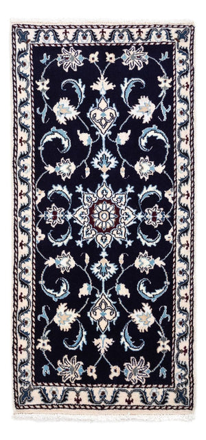 Tappeto Persero - Nain - 135 x 66 cm - blu scuro