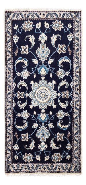 Tappeto Persero - Nain - 138 x 68 cm - blu scuro