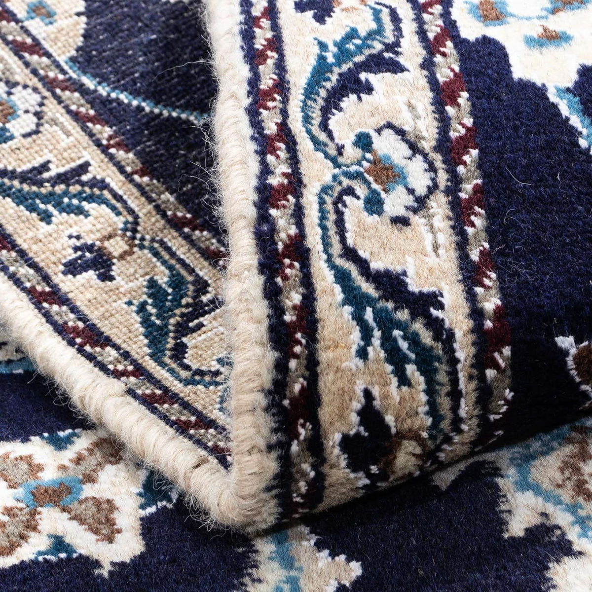 Tappeto Persero - Nain - 138 x 68 cm - blu scuro