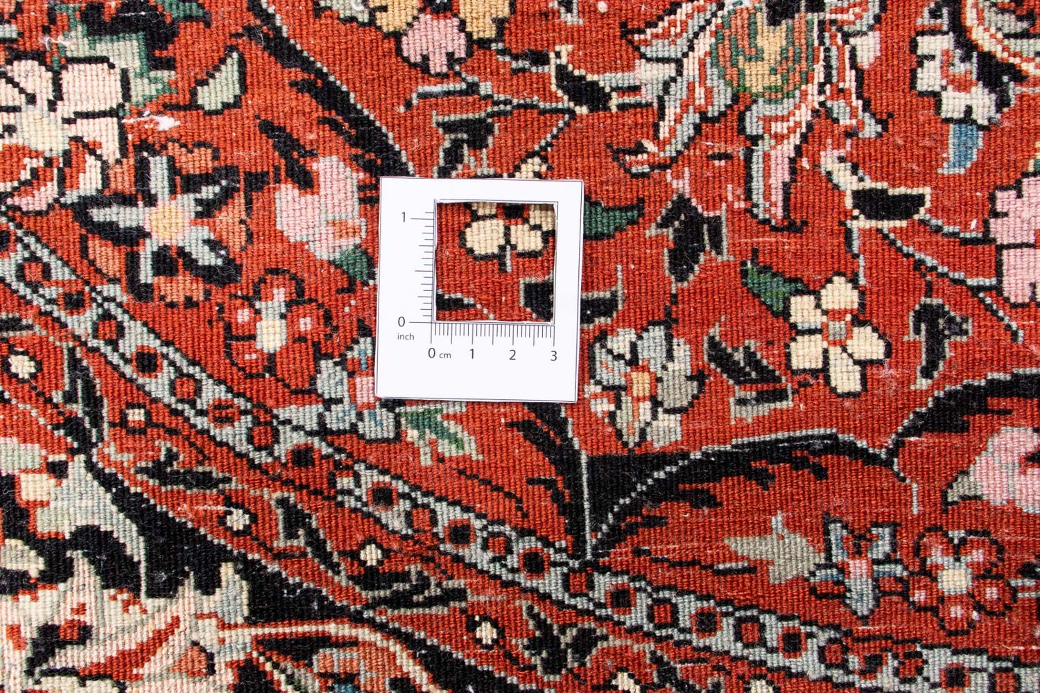 Tappeto Persero - Bidjar rotondo  - 127 x 127 cm - rosso scuro