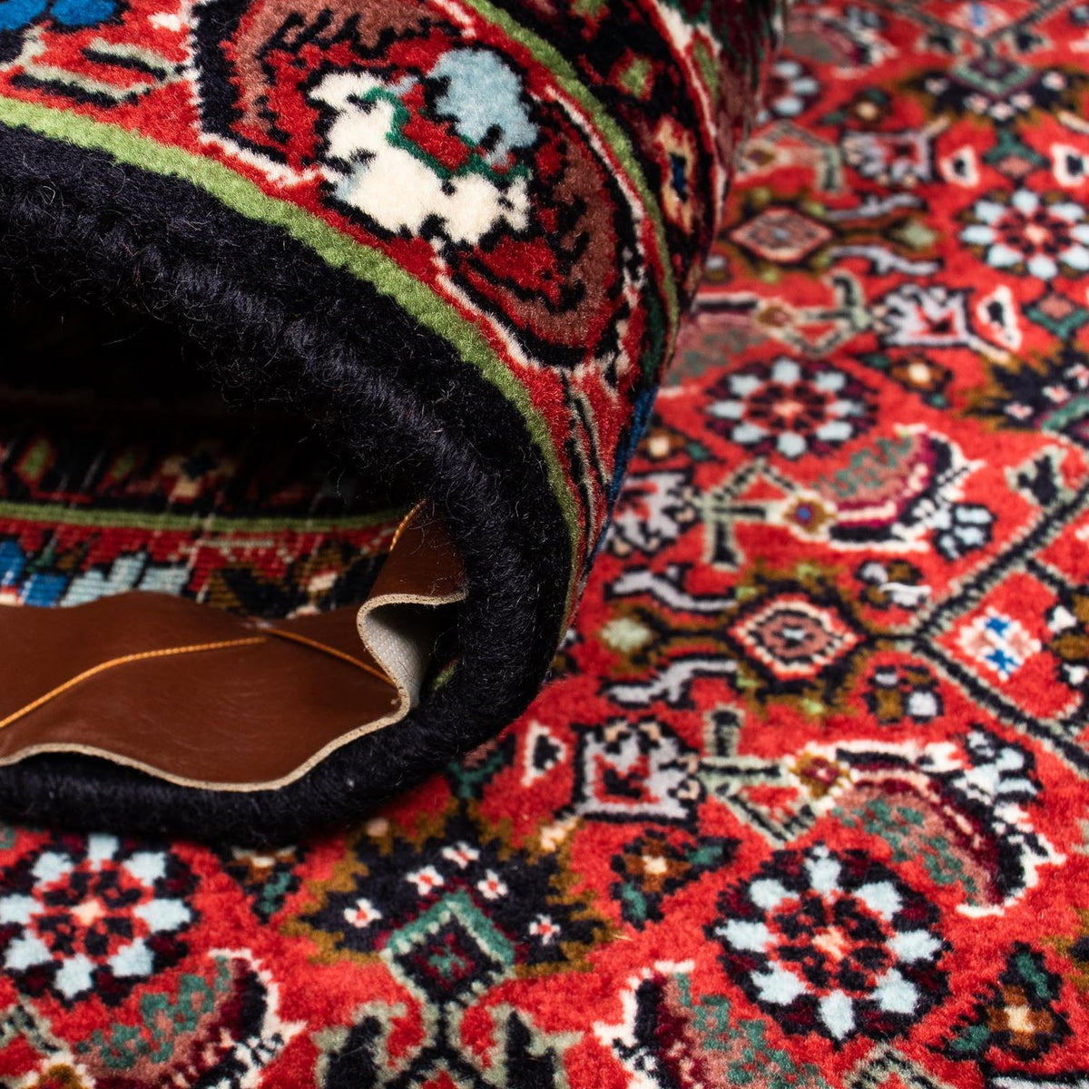 Tappeto Persero - Bidjar quadrato  - 203 x 196 cm - rosso scuro