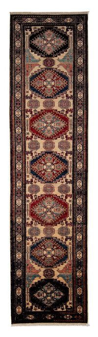 Tappeto corsia Tappeto Ziegler - Kazak - 305 x 76 cm - blu scuro