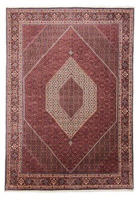 Tappeto Persero - Bidjar - 352 x 252 cm - rosso scuro