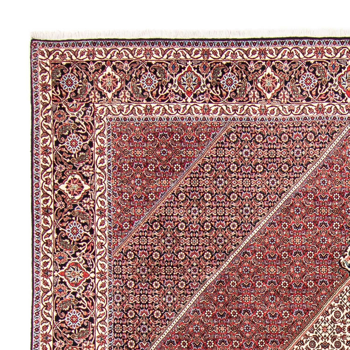 Tappeto Persero - Bidjar - 352 x 252 cm - rosso scuro