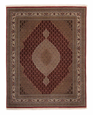 Tappeto Persero - Tabriz - 304 x 241 cm - rosso scuro
