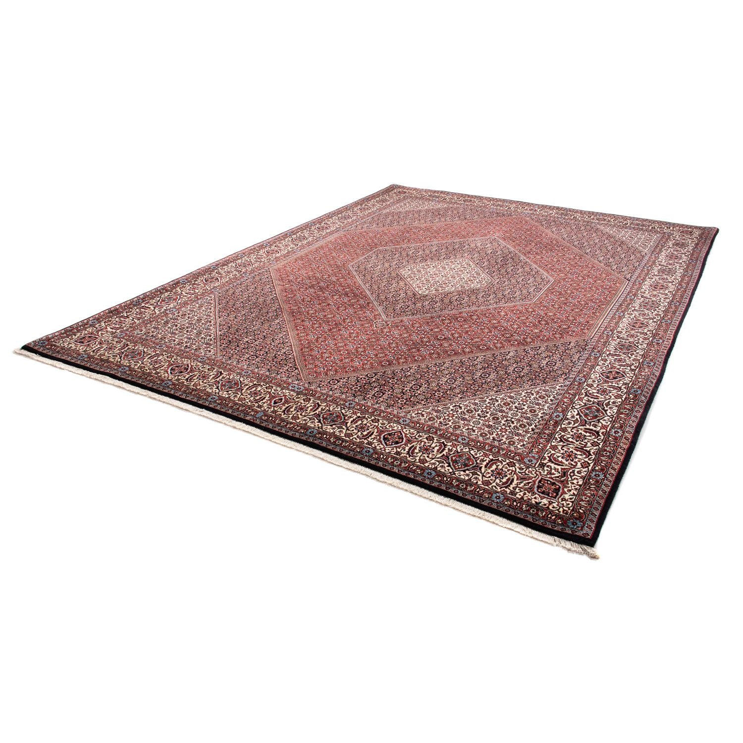 Tappeto Persero - Bidjar - 350 x 251 cm - rosso scuro