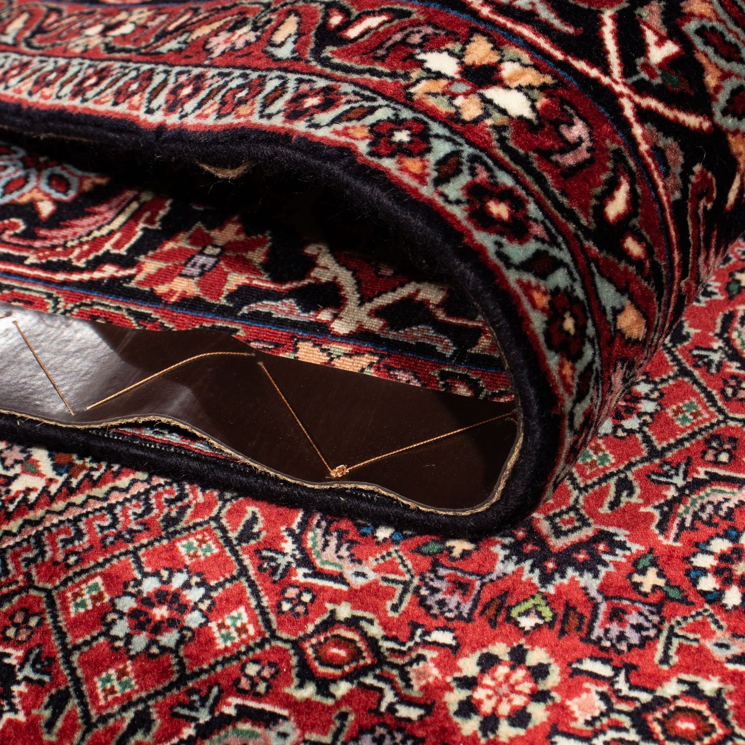 Tappeto Persero - Bidjar - 298 x 200 cm - rosso scuro
