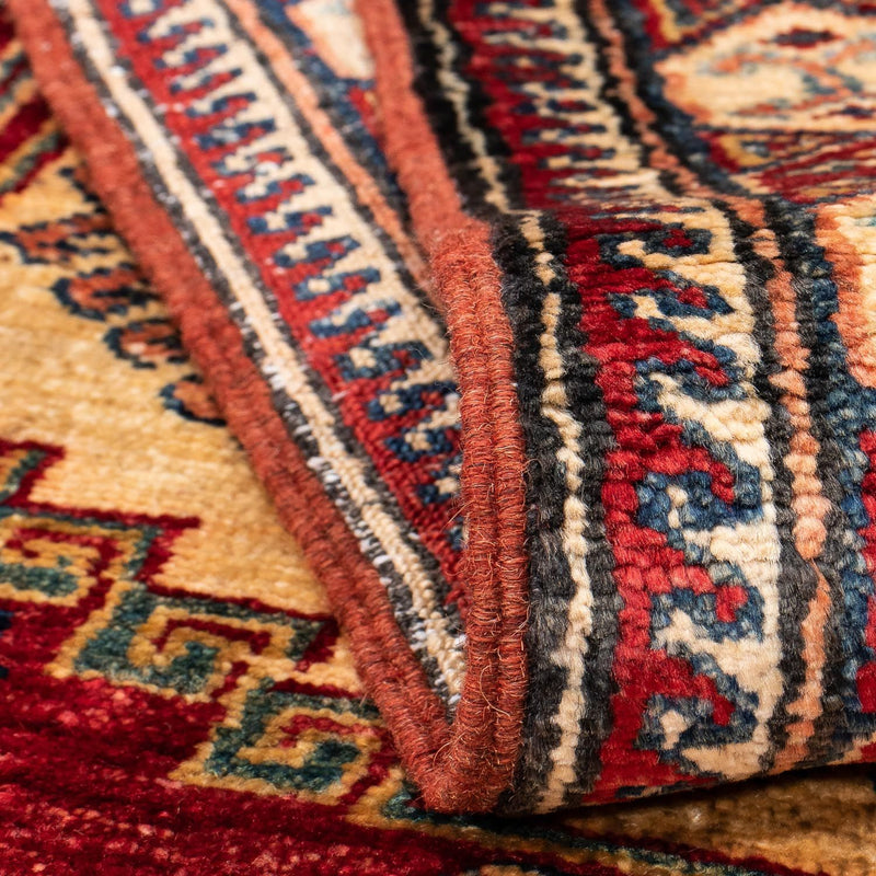 Tappeto corsia Tappeto Ziegler - Kazak - 300 x 76 cm - rosso scuro