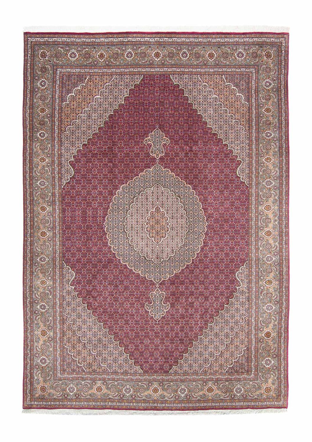 Tappeto Persero - Tabriz - 295 x 202 cm - rosso