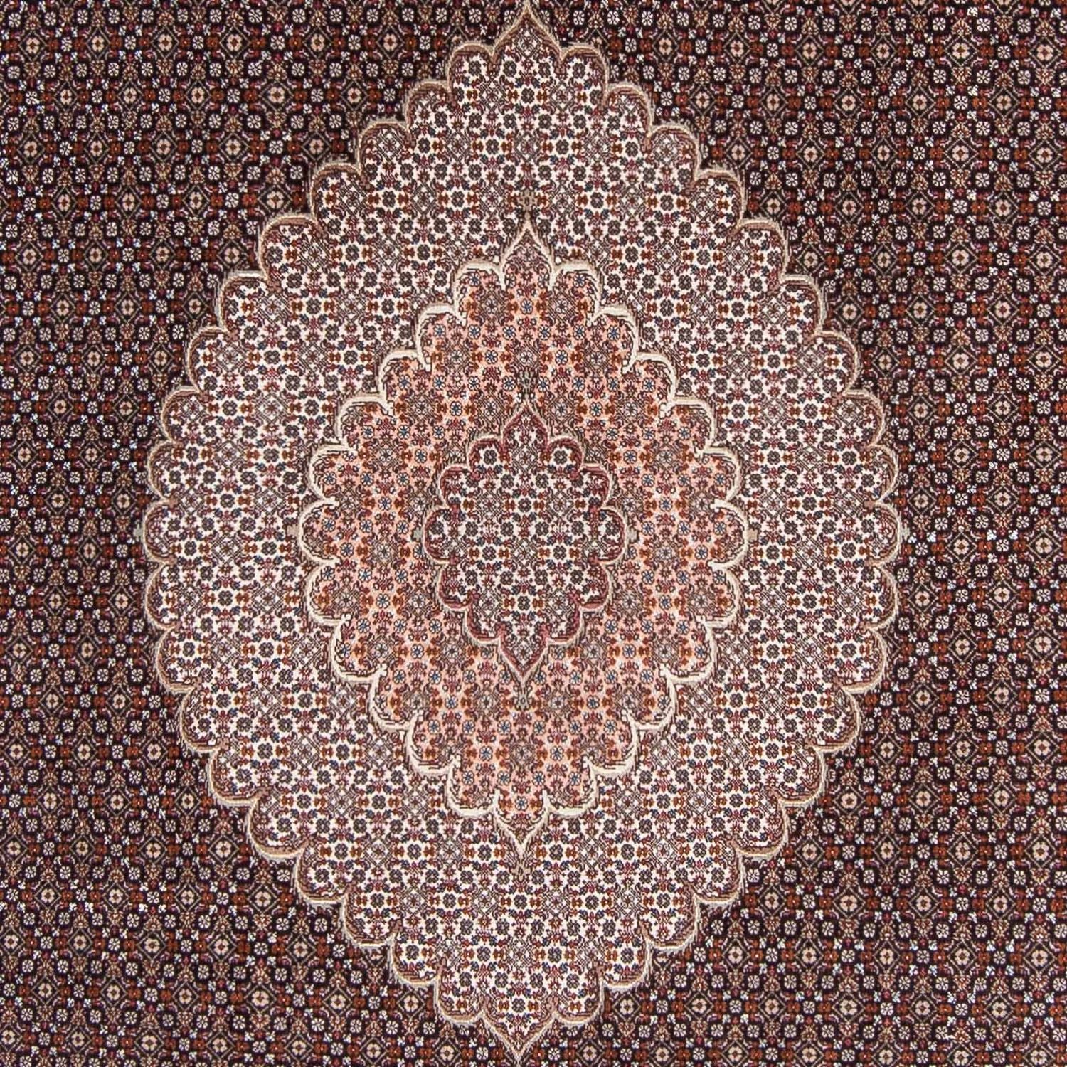 Tappeto Persero - Tabriz - 308 x 200 cm - blu scuro