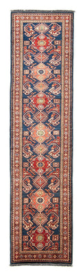Tappeto corsia Tappeto Ziegler - Kazak - 298 x 78 cm - blu
